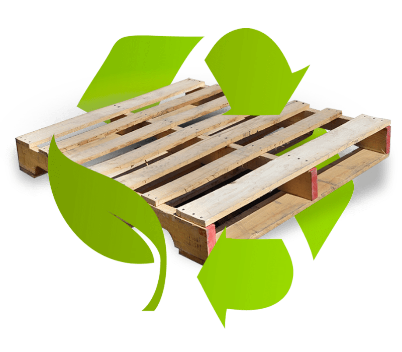 Wooden pallet recycling and removal